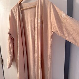 NWOT, Women's Cotton Linen Casual Front Open Lightweight Cardigan, fits M/L/XL